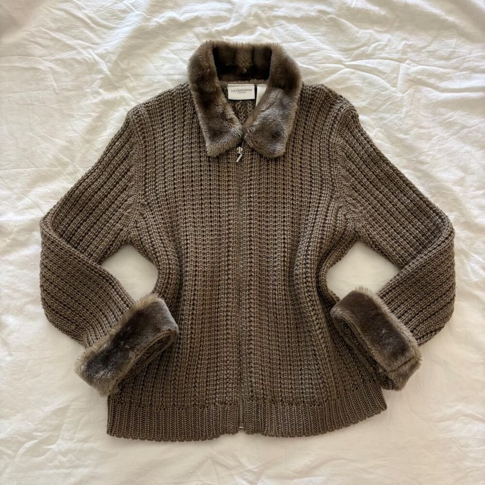 Liz-claiborne Women's Brown and Khaki Jumper